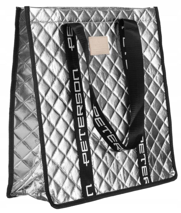 Duża torba damska z tkaniny syntetycznej