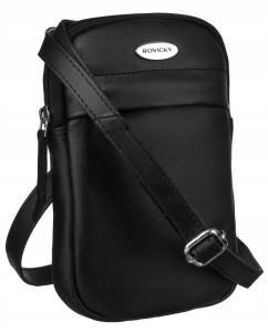 Regulowany pasek saszetki Rovicky – możliwość noszenia na ramię lub przez ciało (crossbody), komfort i styl w każdej sytuacji.