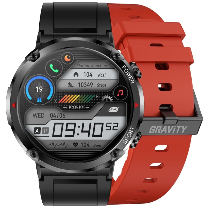 Smartwatch Gravity GT21-6 + Czerwony