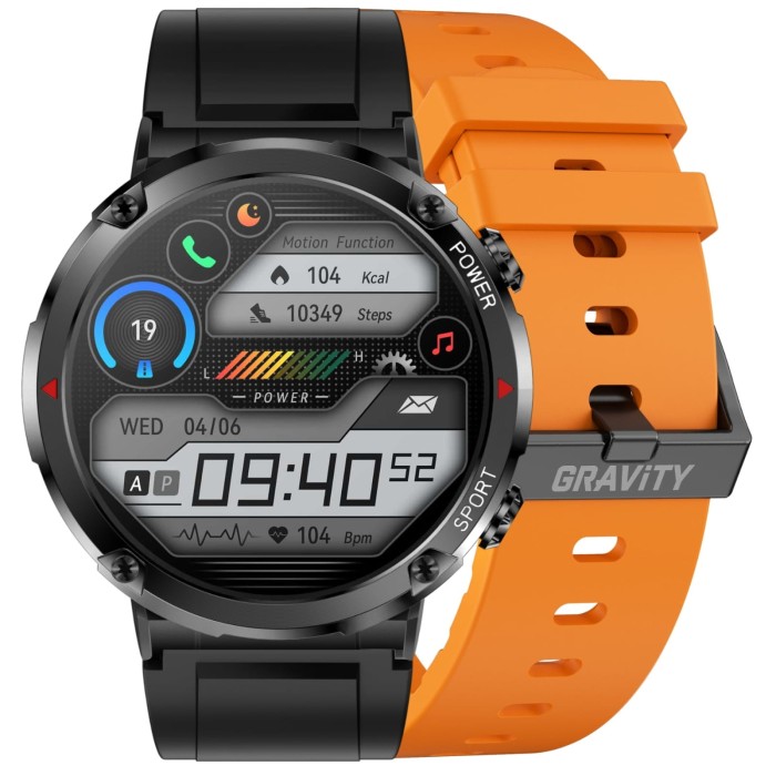Smartwatch Gravity GT21-2 + Pomarańczowy