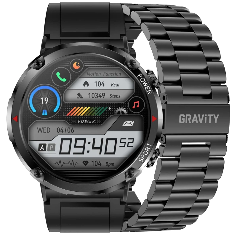 Smartwatch Gravity GT21-1+ Czarny