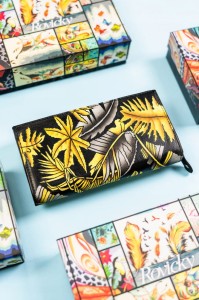 Duży, skórzany portfel damski na zatrzask - Rovicky