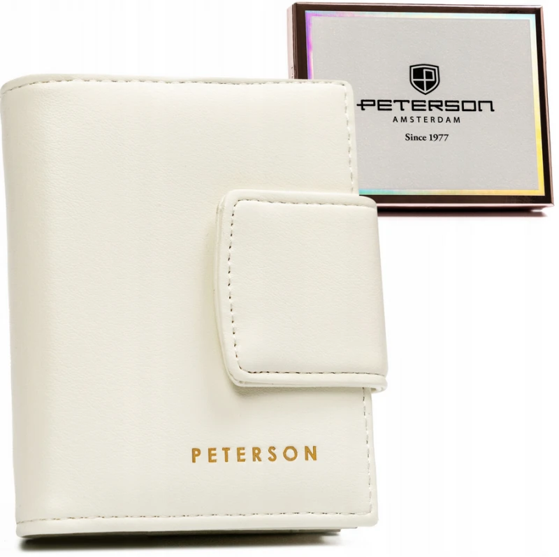 Mały portfel damski ze skóry ekologicznej - Niua