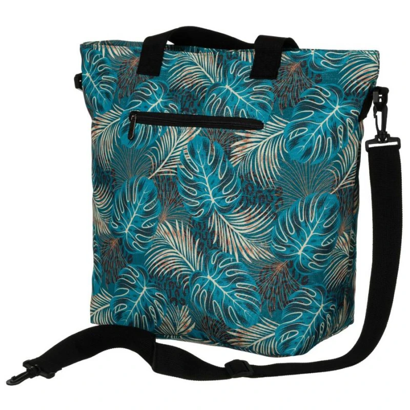Pojemna torba shopper na zakupy w modny wzór - Rovicky