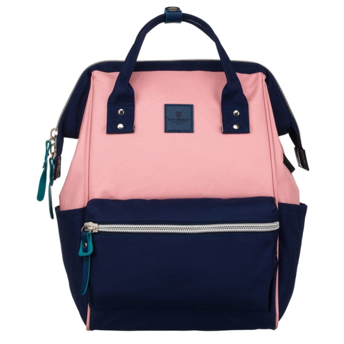 Dwukolorowy plecak miejski z kieszenią na urządzenie przenośne - Peterson