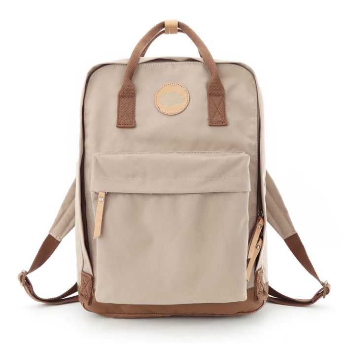 Stylowy beżowy plecak na laptop i tablet - Himawari
