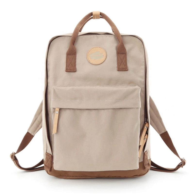 Stylowy beżowy plecak na laptop i tablet - Himawari