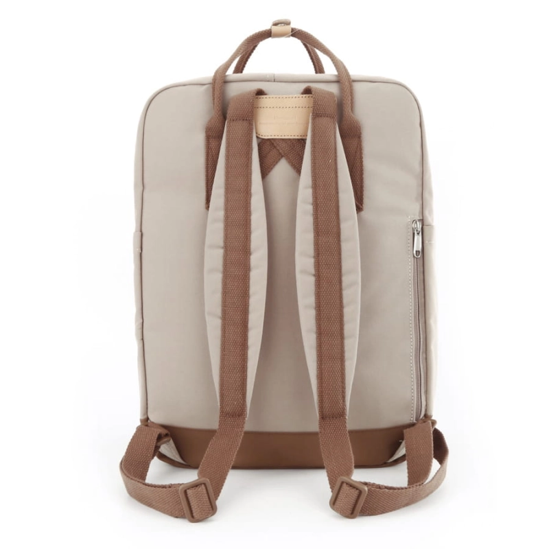 Stylowy beżowy plecak na laptop i tablet - Himawari
