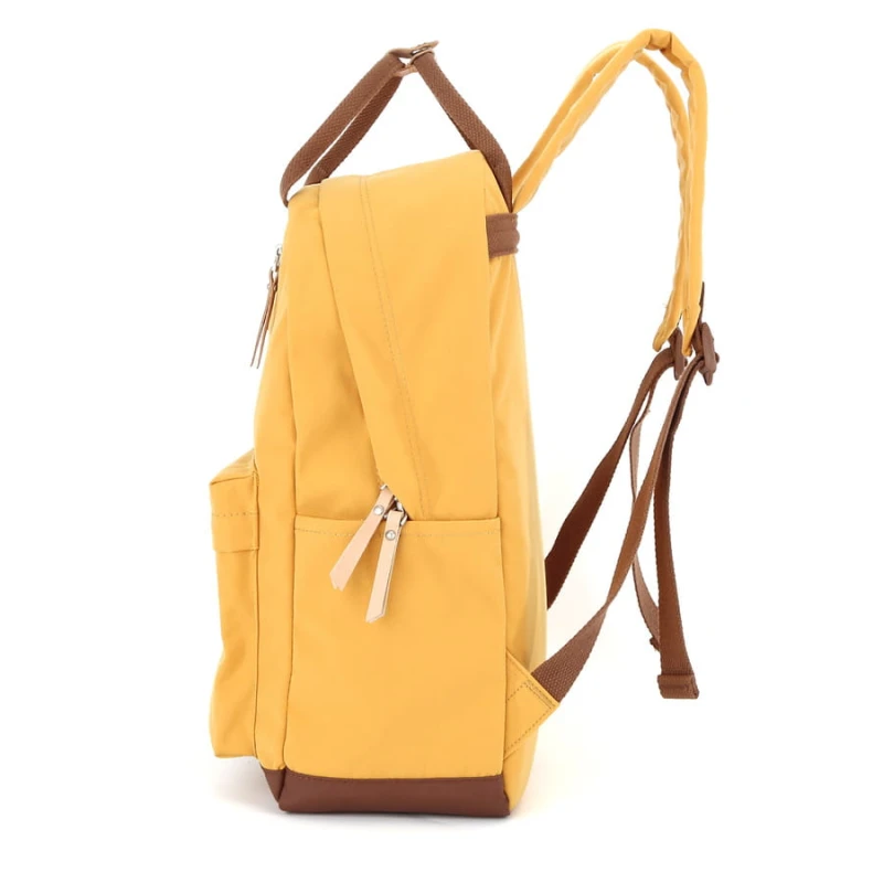 Plecak miejski musztardowy do szkoły i pracy - Himawari