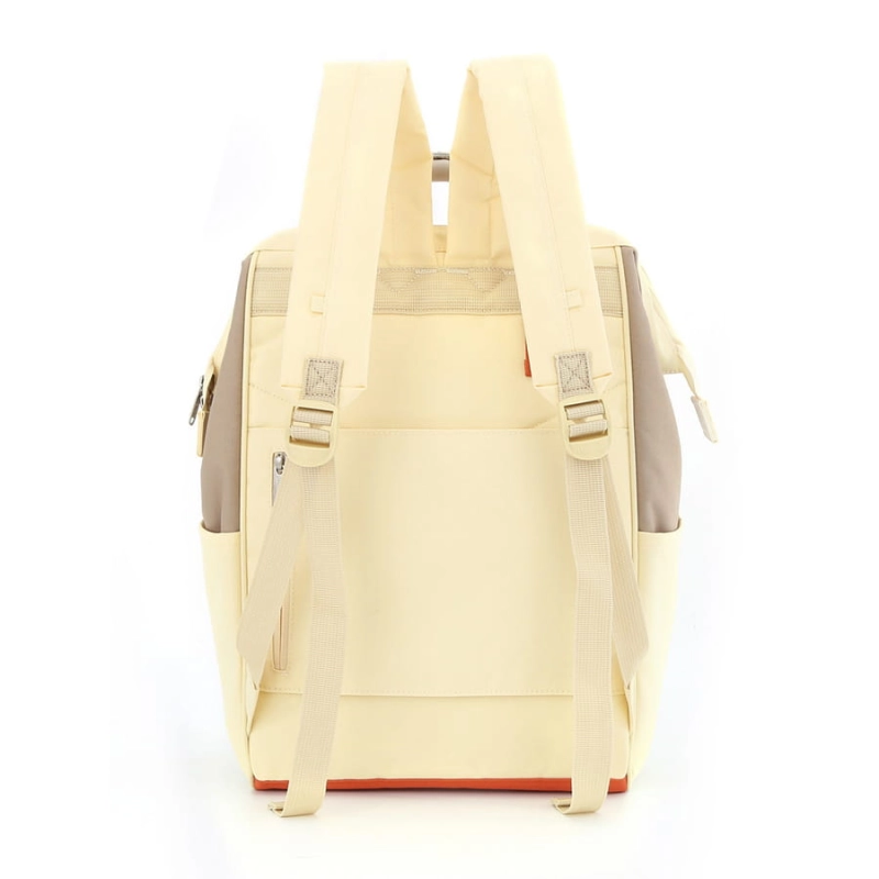 Wszechstronny plecak A4, beżowo-pomarańczowy - Himawari