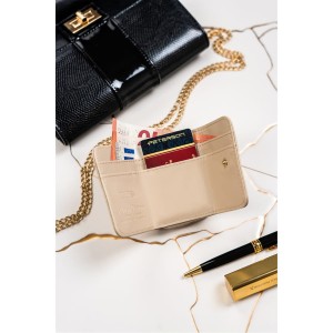 Portfel damski do torebki z zabezpieczeniem RFID - Peterson