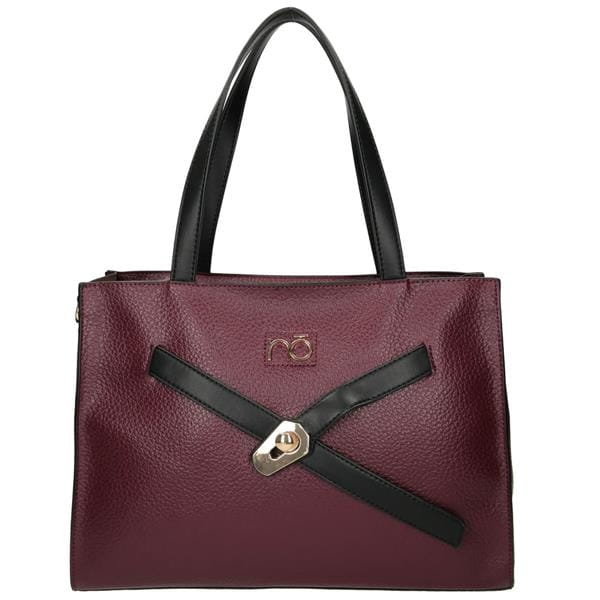 Czerwona shopperka damska NOBO torba A4 – widok z przodu