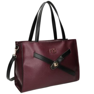 Torebka NOBO czerwona – elegancka shopperka damska z regulowanym paskiem