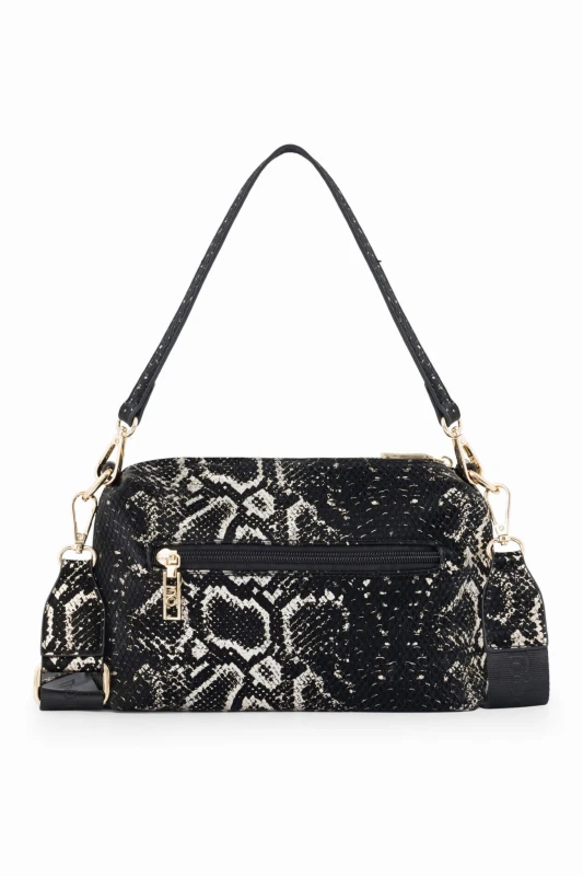 Tył listonoszki Nobo z zapinaną kieszonką – praktyczna i stylowa