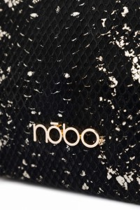 Czarno Złota Listonoszka Torebka Damska Nobo
