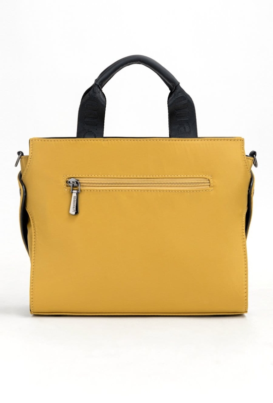 Żółta Torebka Listonoszka Monnari