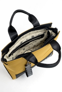 Torebka Monnari w kolorze żółtym – elegancki design i logowana podszewka