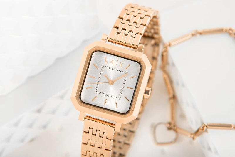 Zegarek Damski + Bransoletka Armani Exchange AX7164SET + BOX
