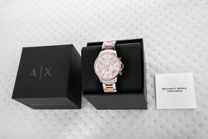 Zegarek Damski Armani Exchange Banks Chronograph AX4331 + BOX