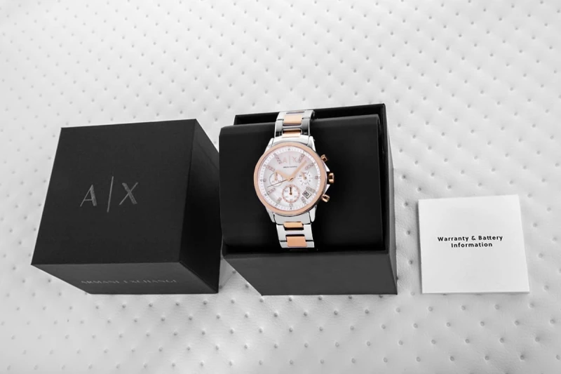 Zegarek Damski Armani Exchange Banks Chronograph AX4331 + BOX