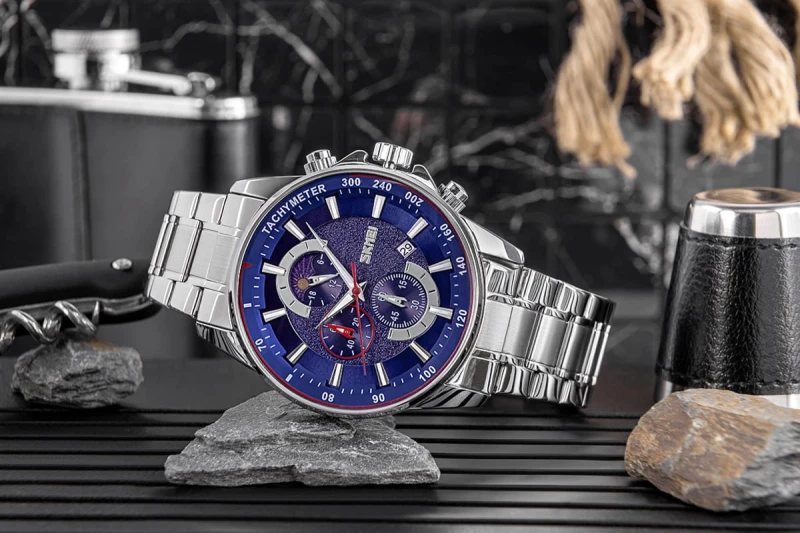 Zegarek Męski Skmei 9250SIBU + BOX