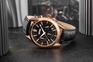 Zegarek Skmei 9127BK na męskim nadgarstku – elegancja i wyrafinowany styl.
