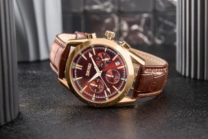 Zegarek Skmei 9127BN na męskim nadgarstku – elegancja i klasyka.