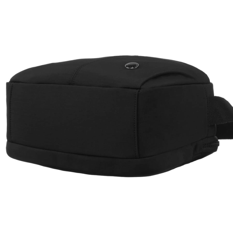 Codzienna listonoszka damska w czarnym kolorze z wytrzymałego poliestru - Peterson