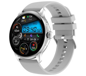 Smartwatch Damski Rubicon RNCF35 SILVER Bransoleta + Pasek