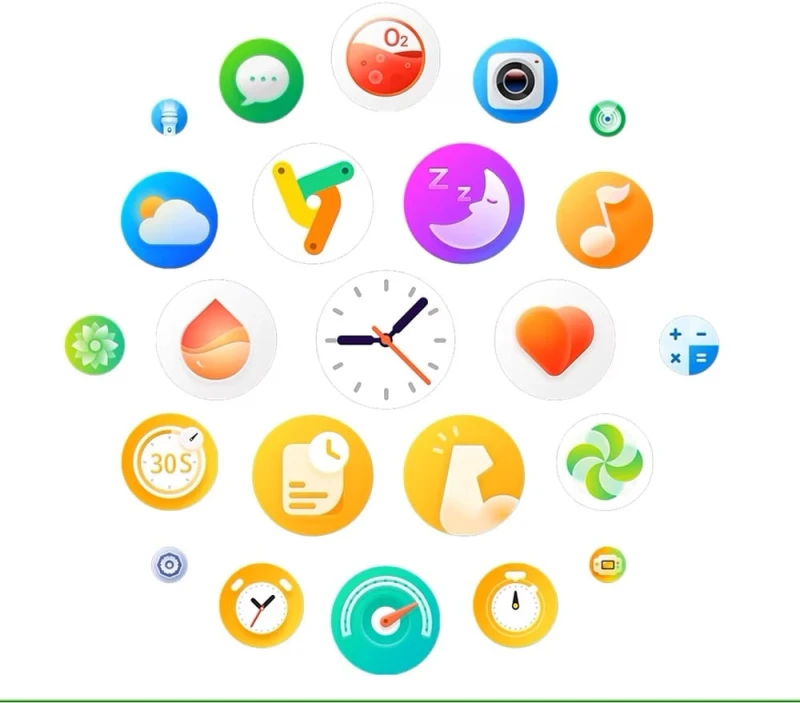 Smartwatch Damski Rubicon RNCF35 ROSE GOLD Bransoleta + Pasek Pink