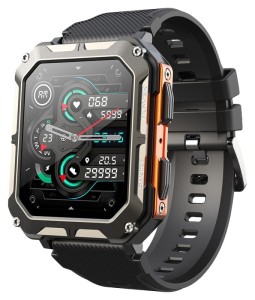 Smartwatch Męski Rubicon RNCF27 BLACK/ORANGE