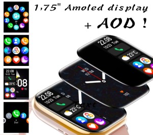 Smartwatch Damski Rubicon RNCF31 BLACK