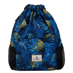 Stylowy, damski plecak-worek zawieszony na regulowanych szelkach - Peterson