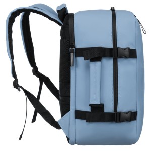 Niebieski plecak podróżny na bagaż podręczny z wodoodpornego materiału - Peterson