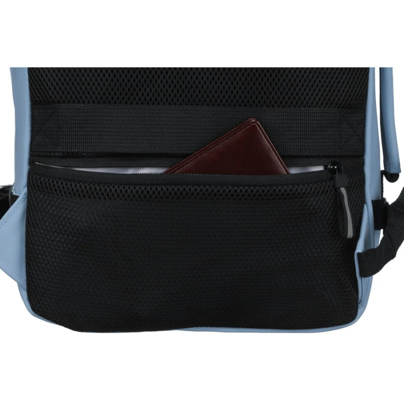 Niebieski plecak podróżny na bagaż podręczny z wodoodpornego materiału - Peterson