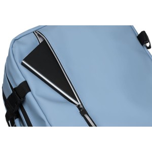 Niebieski plecak podróżny na bagaż podręczny z wodoodpornego materiału - Peterson