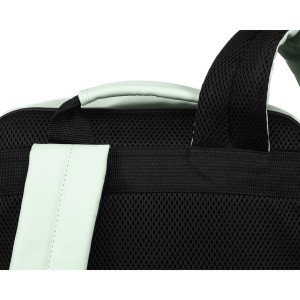 Plecak podróżny z tworzywa sztucznego w jasno zielonym kolorze - Peterson