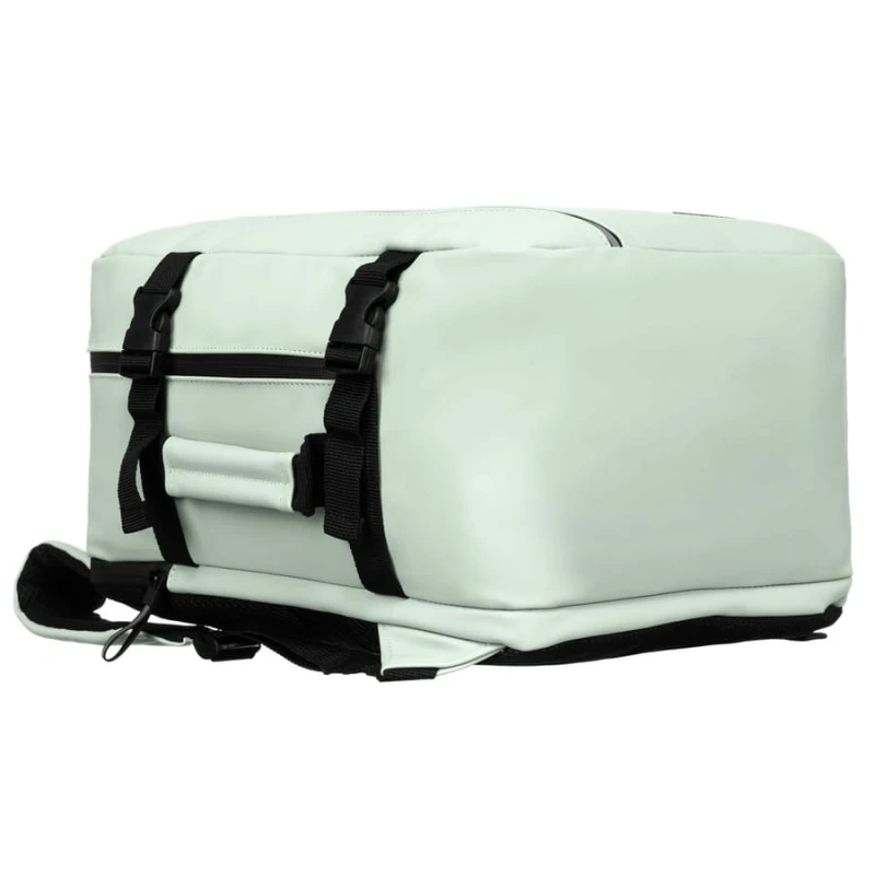 Plecak podróżny z tworzywa sztucznego w jasno zielonym kolorze - Peterson