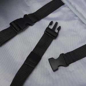 Plecak podróżny z tworzywa sztucznego w jasno zielonym kolorze - Peterson