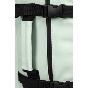 Plecak podróżny z tworzywa sztucznego w jasno zielonym kolorze - Peterson