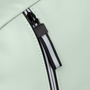 Plecak podróżny z tworzywa sztucznego w jasno zielonym kolorze - Peterson