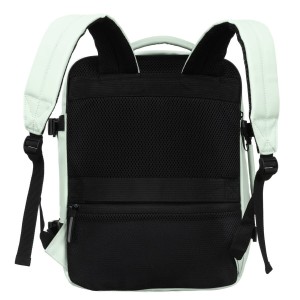 Plecak podróżny z tworzywa sztucznego w jasno zielonym kolorze - Peterson