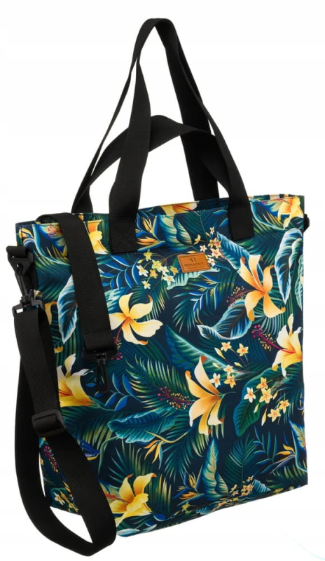 Wygodny shopper damski z poliestru - Rovicky