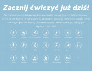 Smartwatch Damski GRAVITY GT15-11 Granatowy Pasek Silikonowy + Złota Bransoleta