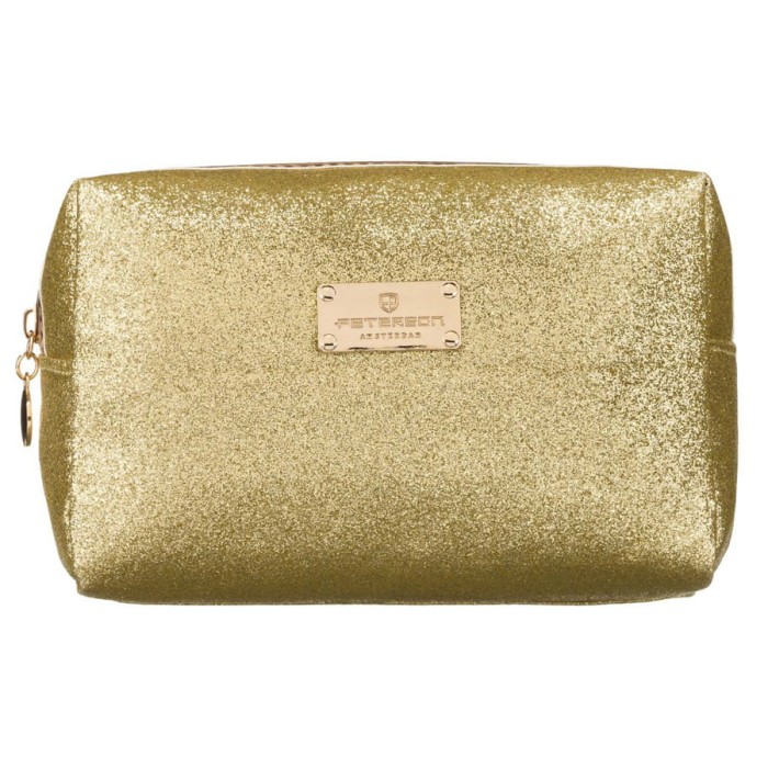 Elegancka kosmetyczka do torebki na suwak - Peterson