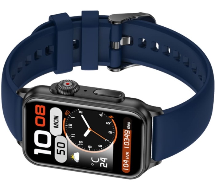 Smartwatch Damski RUBICON RNCF06 Black/Dark Blue SMARUB220