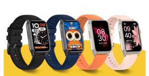 Smartwatch Damski RUBICON RNCF06 Black/Dark Blue SMARUB220
