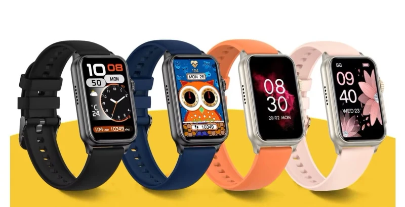 Smartwatch Damski RUBICON RNCF06 Black SMARUB215