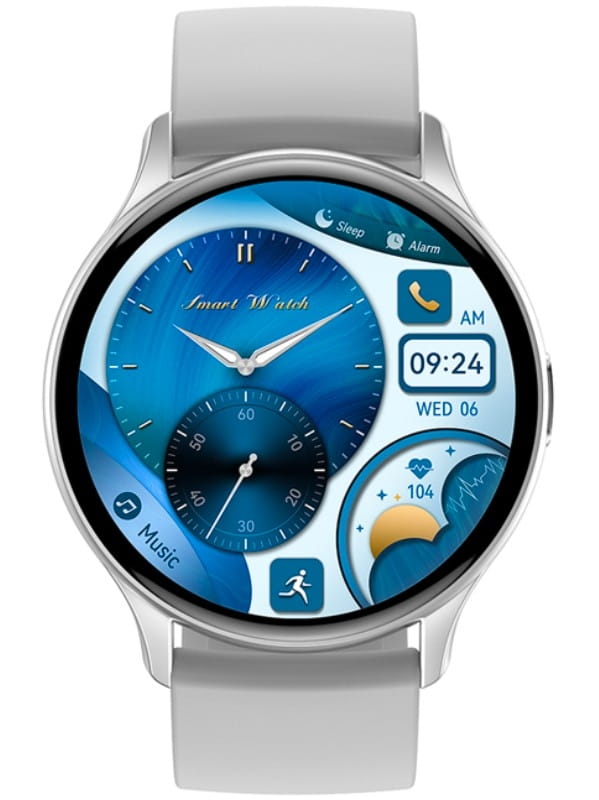 Smartwatch Damski RUBICON RNCF11 Silver/Grey SMARUB242