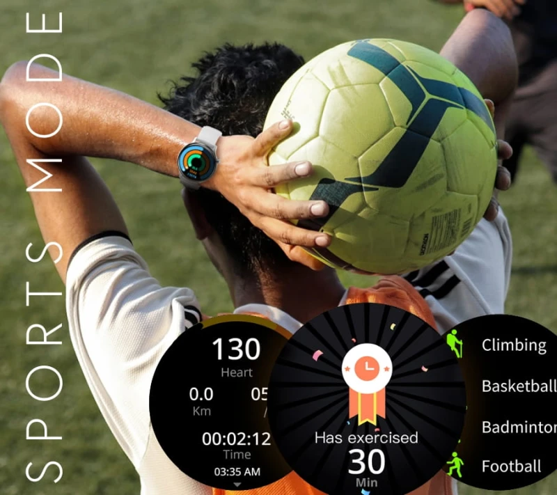 Smartwatch Damski RUBICON RNCF10 Silver/Grey SMARUB238